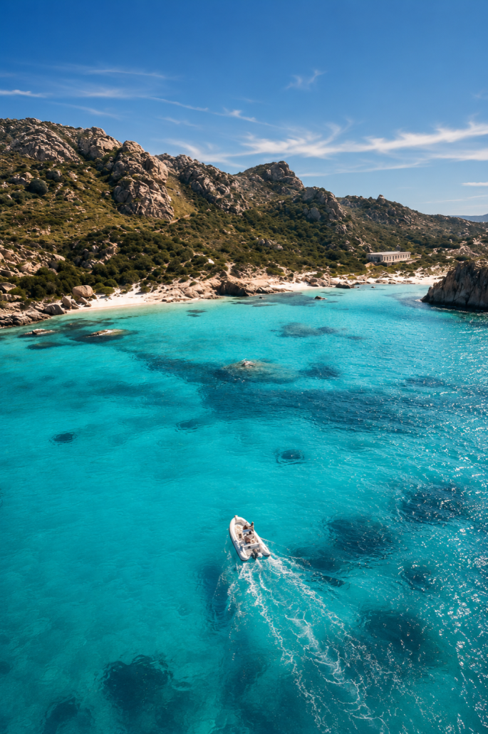 Les eaux translucides de la Maddalena : Un spectacle de la nature à la pureté éblouissante